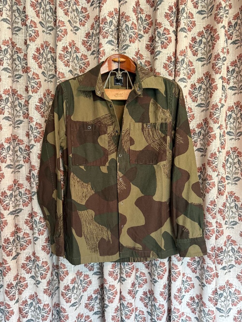 Men's Todd Snyder Camouflage Button Down Shirt Medium